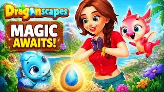 Игра Dragonscapes Приключение. Дракончики и волшебный остров