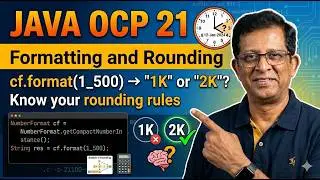 Java OCP 21 (1Z0-830) | Handling Values 1.11 | Compact Number Formatting (Java 12+)
