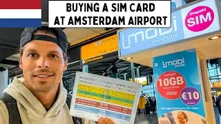 Buying a Sim Card for Netherlands at Amsterdam Airport