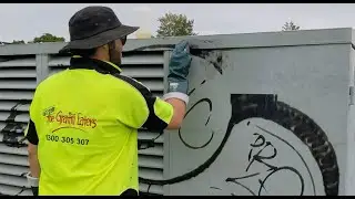 Graffiti On Utility Cabinets