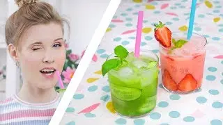 HOMEMADE | Cucumber-Basil and Strawberry-Coconut