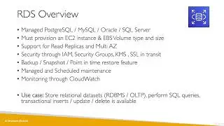 Amazon servers ::  AWS RDS