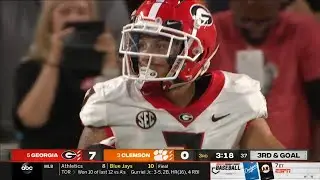 Jermaine Burton vs Clemson (2021)