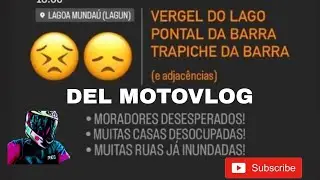 orla Laguna as casas tudo cheio de água Maceió AL