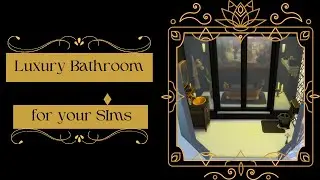 I Built a Bathroom Inspired by Brindleton Bay..? for your Sims Speedbuild #thesims4