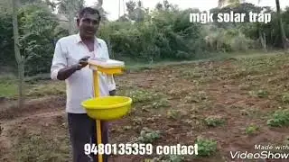 SOLAR LIGHT TRAP to Control Pests in the Farm | Cheapest Light Trap | YM