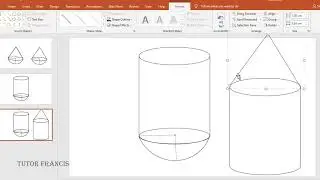 How to draw geometry shapes in Ms PowerPoint