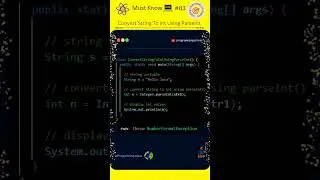 How To Code Java Display Convert String To Int Using ParseInt 💯 #83 