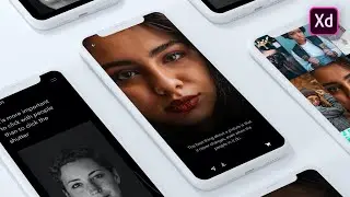 Animated Image Gallery View using Adobe Xd 2020 | UI/UX Inspiration
