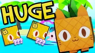 🌞Вылупляем ХУГ Ананас кота в ПЕТ СИМУЛЯТОР Роблокс🌞Hatch Huge Pineaple Cat Pet Simulator X ROBLOX🌞