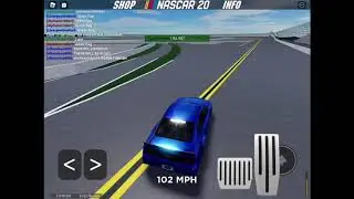 the roblox road course but everytime i mess up it gets faster