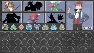 Lucas Sinnoh Pokemon Team