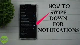 How To Enable/Disable Swipe Down Notification On Samsung Mobile New Updates