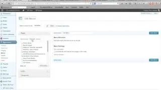 WordPress Menu Tutorial