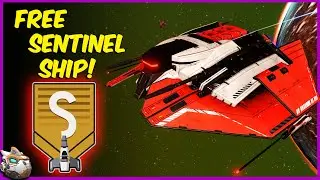 FREE S Class Red Sentinel Ship!! No Man's Sky Interceptor Gameplay