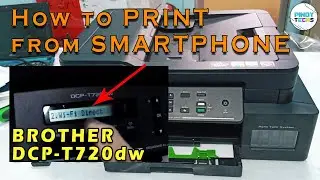 How To Enable WIFI - Direct And Print From Phone | Brother DCP-T720dw | PinoyTechs (Tagalog)