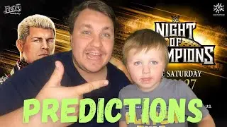 WWE Night Of Champions 2023 Predictions Littlest Barratt Edition