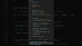Golang JSON Essentials: Encoding, Decoding, and Beyond