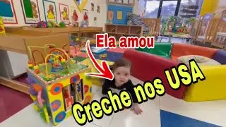 🇺🇸Lyz foi para escolinha🎒 Vídeo antigo esqueci de postar 😅😂
