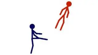 Синий vs красного