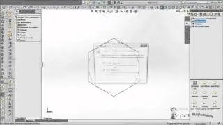 Добавление своего профиля (эскиза) в библиотеку SolidWorks (быстрый видео ответ)