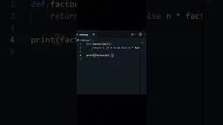 Recursion: Calculate Factorial | Python Coding for Beginners | Python Program #5 