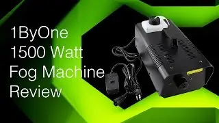 1ByOne 1500 Watt Fog Machine Review
