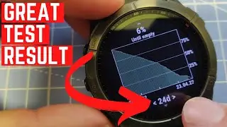 Garmin Fenix 7X Battery Life | Real Life Test Results