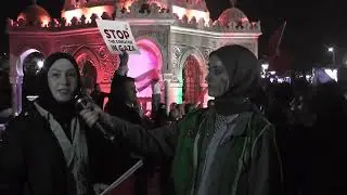 İZMİR  GAZZE İÇİN AYAKTA