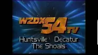 WZDX 54 | Ident | 1986 | Huntsville Alabama | OTA