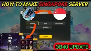 HOW TO MAKE SINGAPORE SERVER ID IN FF  😱⚡🇸🇬||FREE FIRE SINGAPORE SERVER ||FF GHOST SERVER•