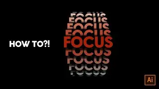 Cool Text Effect In Adobe Illustrator, Step by Step Illustrator Tutorial