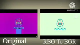 Ninimo Logo Effects (Sponsored by P2E) Confusion Comparison (Original Vs. RBG To BGR) Reverse