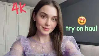 👙 Transparent Lingerie & See-Through Dresses | Micro Bikini Try-On Haul (4K) 👙