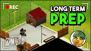 Prepping Our TINY Base For Long-Term Survival! DAY THREE, Project Zomboid Gameplay!