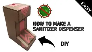 How to make an automatic sanitizer dispenser | easy | DIY ||