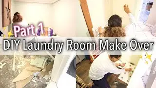 ✨DIY Laundry Room Makeover On A Budget. 