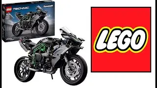 LEGO Technic Kawasaki Ninja H2R Motorcycle Building Set, Scale Model Kit (42170)