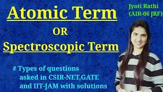 Term symbols from electronic configuration|term symbols and microstates inorganic chemistry csirnet