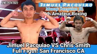 Pacman Jr na si Jimuel Pacquiao Nakatanggap Ng unang Pagkatalo sa 4th amateur Boxing Kay Chris Smith