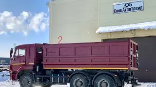 ГИДРОБОРТ САМОСВАЛ КАМАЗ 6520