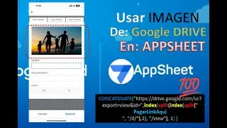 Usar la URL de IMAGEN en Google Drive para mostrarlo en AppSheet. Repaso a las columnas tipo SHOW.
