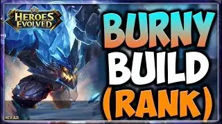 HEROES EVOLVED - BURNINATOR BUILD | GAMEPLAY | PERMAFROST GOLEM SKIN