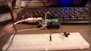 Arduino - simple servo project with power control(switch)