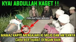 REPENT MBAH PARTO AND KI MOJO IN FRONT OF KYAI ABDULLAH..