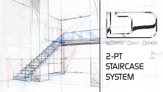 Staircase in 2-pt Perspective using Division