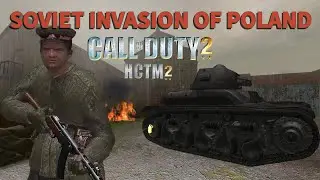 Call of Duty 2:  Soviet Invasion of Poland HCTM2 Gameplay VETERAN custom