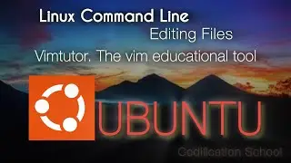 Linux Command Line: Editing Files: Vimtutor. The vim educational tool