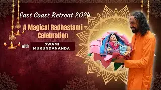 A magical Radhastami celebration in the divine presence of Swami Mukundananda! | #swamimukundananda
