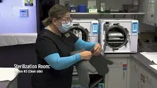 Sterilization Room: Station 3 (Clean side)